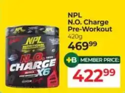Dis-Chem NPL N.O. Charge Pre-Workout offer