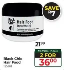 Dis-Chem Black Chic Hair Food treatment offer