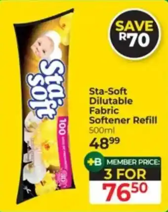 Sta-Soft Dilutable Fabric Softener Refill