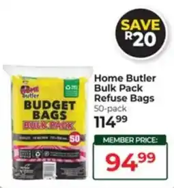 Dis-Chem Home Butler Budget Bags Bulk Pack offer