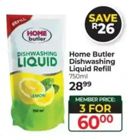 Dis-Chem Home Butler Dishwashing Liquid Refill offer