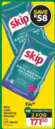 Dis-Chem Skip Auto Washing Powder offer