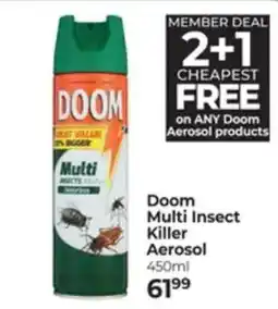 Dis-Chem Doom Multi Insect Killer Aerosol offer