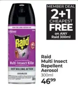 Dis-Chem Raid Multi Insect Repellent Aerosol offer