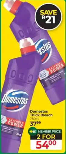 Dis-Chem Domestos Thick Bleach offer