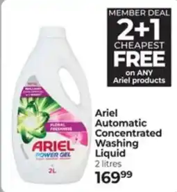 Dis-Chem Ariel Automatic Concentrated Washing Liquid offer