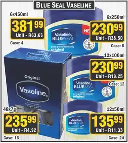 J&E Cash and Carry Blue Seal Vaseline offer