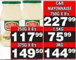 Advance Cash n Carry Crosse & Blackwell Mayonnaise offer