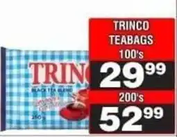 Advance Cash n Carry Trinco Teabags offer