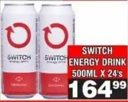 Advance Cash n Carry Switch energy drink offer