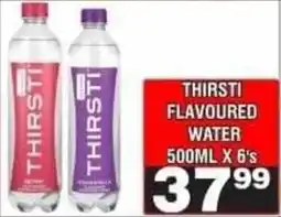 Advance Cash n Carry Thirsti flavoured water offer