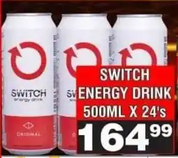 Advance Cash n Carry Switch energy drink offer