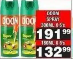 Advance Cash n Carry Doom spray offer