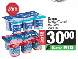 Spar Danone Nutriday Yoghurt Assorted offer
