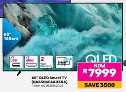 Game Samsung 65" QLED Smart TV offer