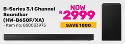 Game Samsung B-Series 3.1 Channel Soundbar offer