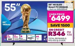 Game Hisense 55" 4K QLED Smart TV offer