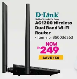 Game D-Link AC1200 Wireless Dual Band Wi-Fi Router offer