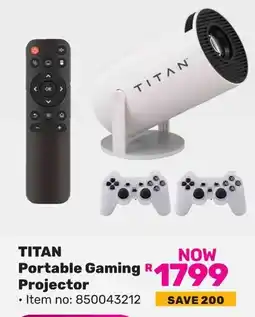 Game Titan Portable Gaming Projector offer
