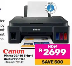 Game Canon Pixma G2410 3-In-1 Colour Printer offer
