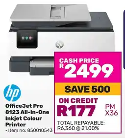 Game Hp OfficeJet Pro 8123 All-in-One Inkjet Colour Printer offer