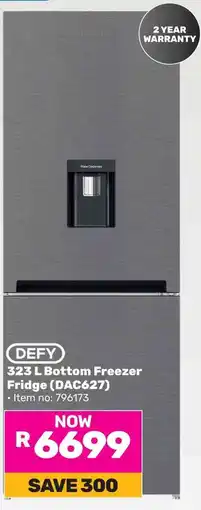 Game Defy Bottom Freezer Fridge offer