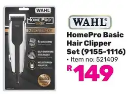 Game Wahl HomePro Basic Hair Clipper Set offer