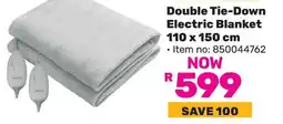 Game Logik Double Tie-Down Electric Blanket offer