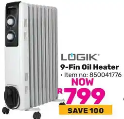 Game Logik 9-Fin Oil Heater offer