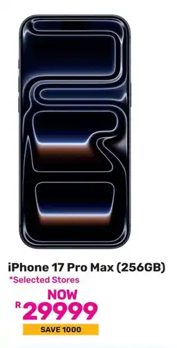 Game iPhone 17 Pro Max 256GB offer