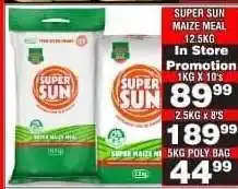 Advance Cash n Carry SUPER SUN Maize Meal offer