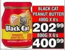 Advance Cash n Carry BLACK CAT PEANUT BUTTER 400G X 6's offer
