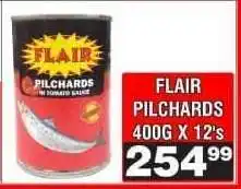 Advance Cash n Carry FLAIR PILCHARDS 400G X 12's offer
