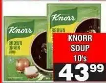 Advance Cash n Carry KNORR SOUP 10's offer