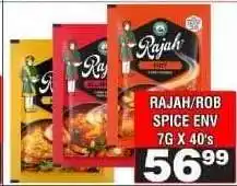 Advance Cash n Carry RAJAH/ROB SPICE ENV 7G X 40's offer