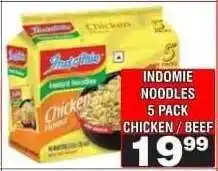 Advance Cash n Carry INDOMIE NOODLES 5 PACK CHICKEN / BEEF offer
