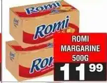 Advance Cash n Carry ROMI MARGARINE 500G offer
