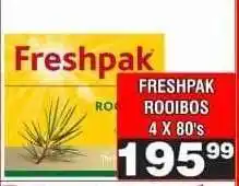 Advance Cash n Carry FRESHPAK ROOIBOS 4 X 80's offer