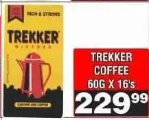 Advance Cash n Carry TREKKER COFFEE 60G X 16's offer