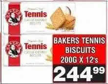 Advance Cash n Carry BAKERS TENNIS BISCUITS 200G X 12's offer