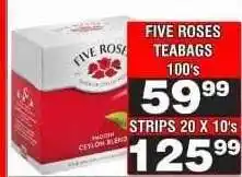 Advance Cash n Carry FIVE ROSES TEABAGS 100's offer