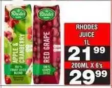 Advance Cash n Carry RHODES JUICE 1L offer