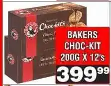 Advance Cash n Carry BAKERS CHOC-KIT 200G X 12's offer