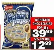 Advance Cash n Carry RICHESTER CHOC ECLAIRS POP 48's offer