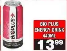 Advance Cash n Carry BIO PLUS ENERGY DRINK 440ML offer