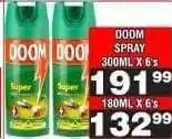 Advance Cash n Carry DOOM SPRAY 180ML X 6's offer