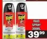 Advance Cash n Carry RAID SPRAY 300ML offer