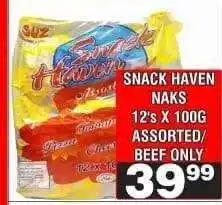Advance Cash n Carry SNACK HAVEN NAKS offer