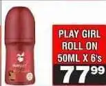 Advance Cash n Carry PLAY GIRL ROLL ON 50ML X 6's offer