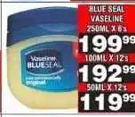 Advance Cash n Carry BLUE SEAL VASELINE 50ML X 12's offer